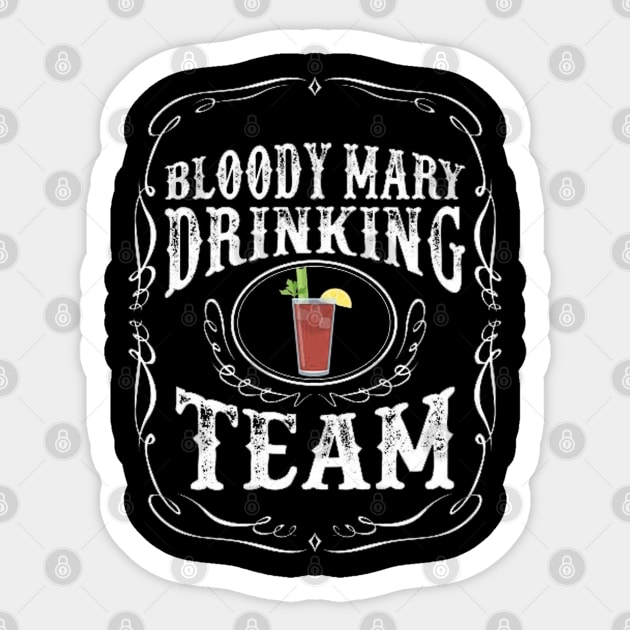 the drinking team Sticker by logoeagle